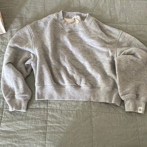 Rag & bone terry crop sweatshirt